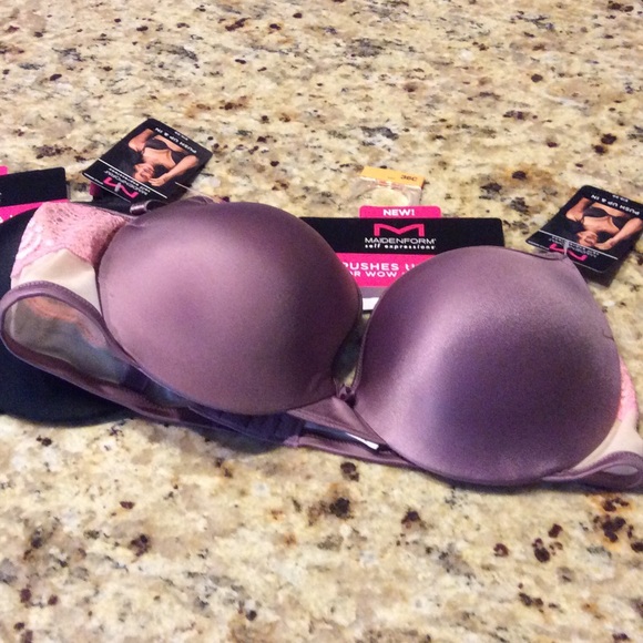 Maidenform Push-Up Bra. Set of 2 - Picture 2 of 4