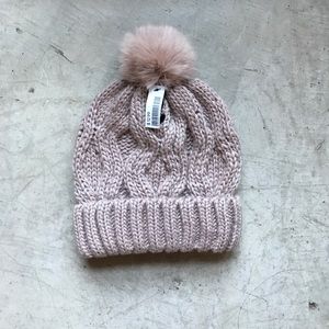 H&M dusty pink hat