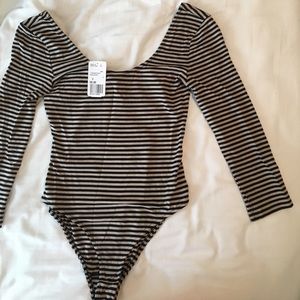 Striped Bodysuit
