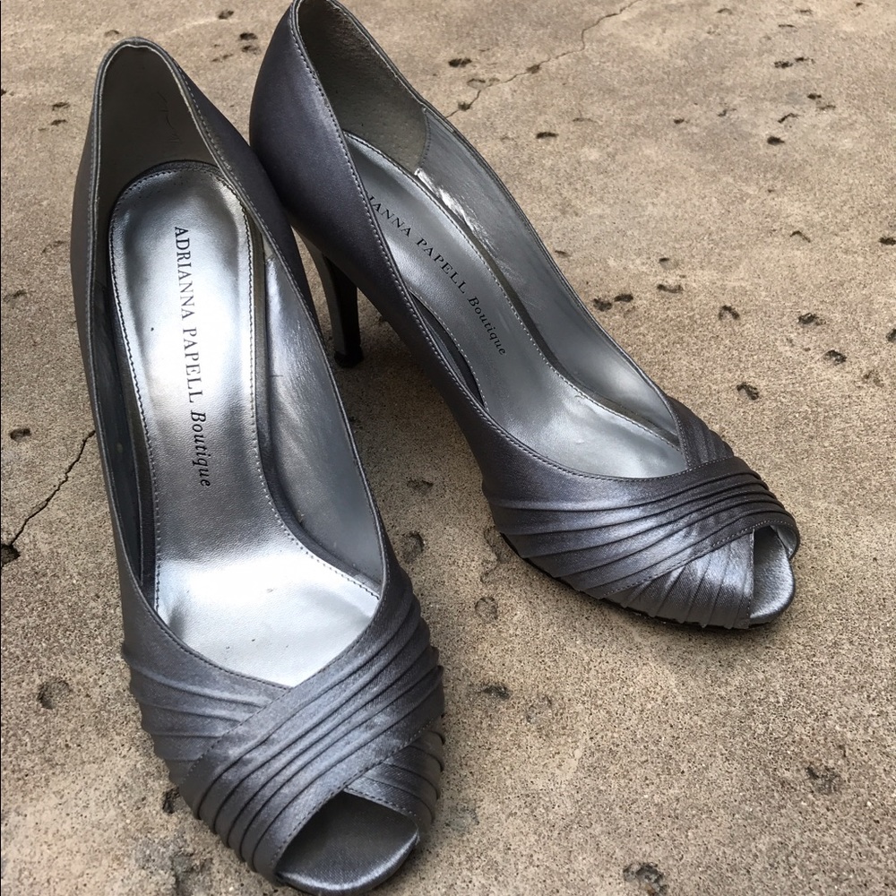 Classic gray heels