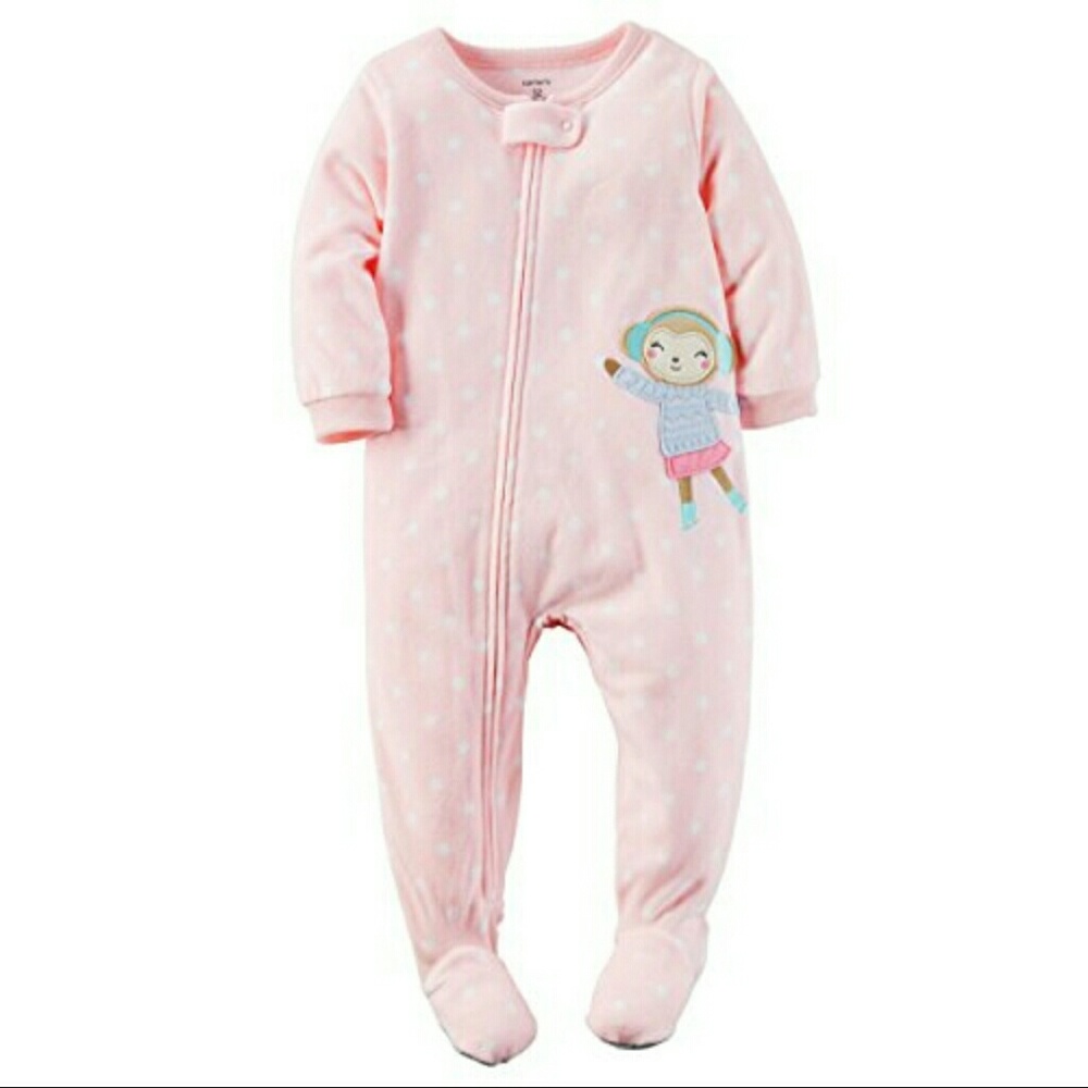 🆕Carter's "IceWaltz"Footed Pajamas,18m & 24m
