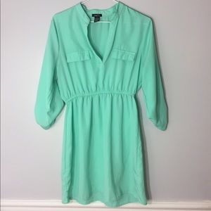 Final Sale. Rue21 Mint Shirt Dress. M.