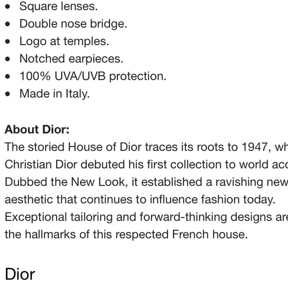 Christian Dior Abstract Sunglasses - Picture 6 of 6