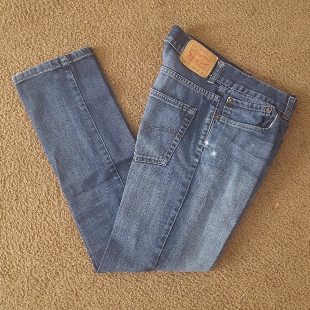 Levis 511 Slim Jeans. Boys 16R, 28 X 28