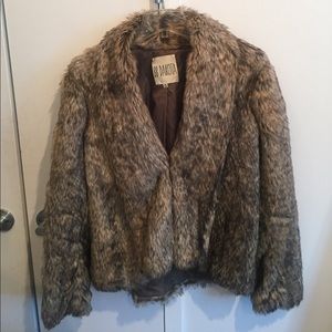 Nasty Gal Faux Fur Jacket