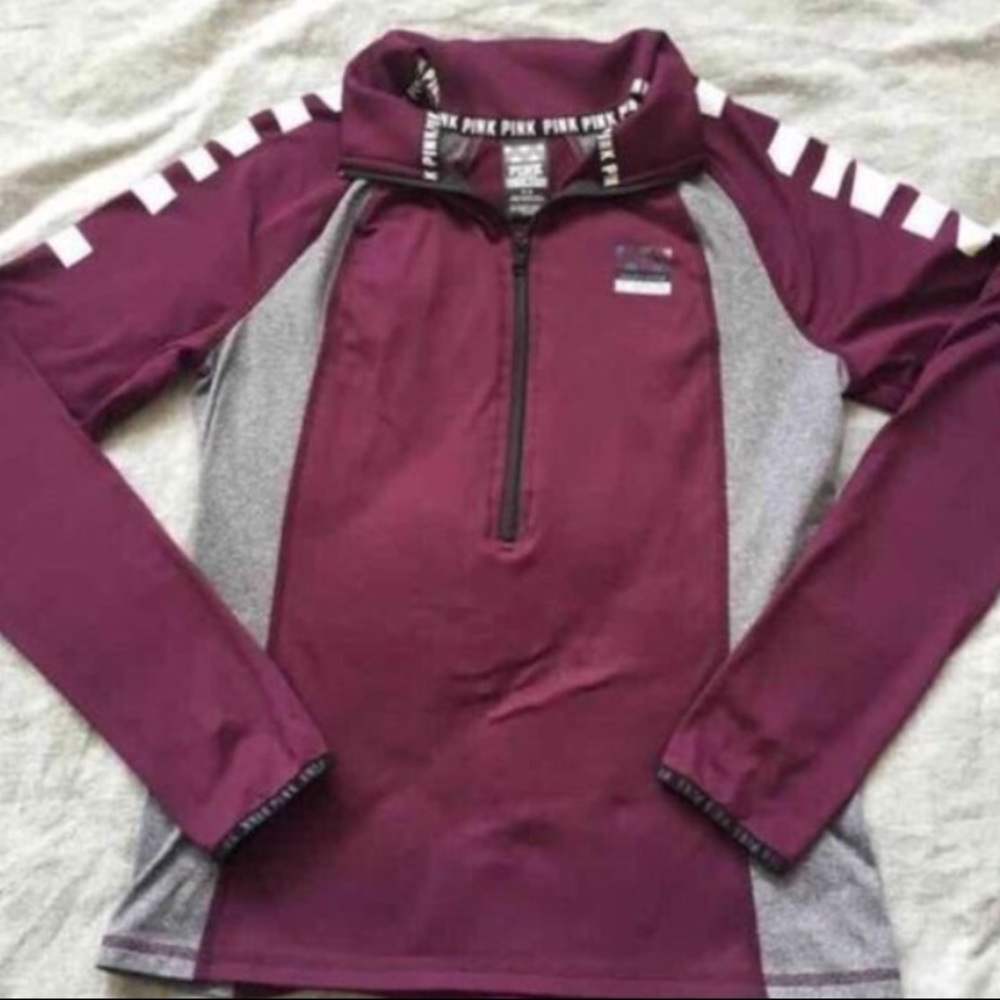 Victoria secret PINK ultimate half-zip sweater