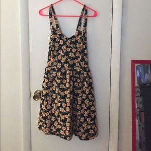 Black Flower Dress