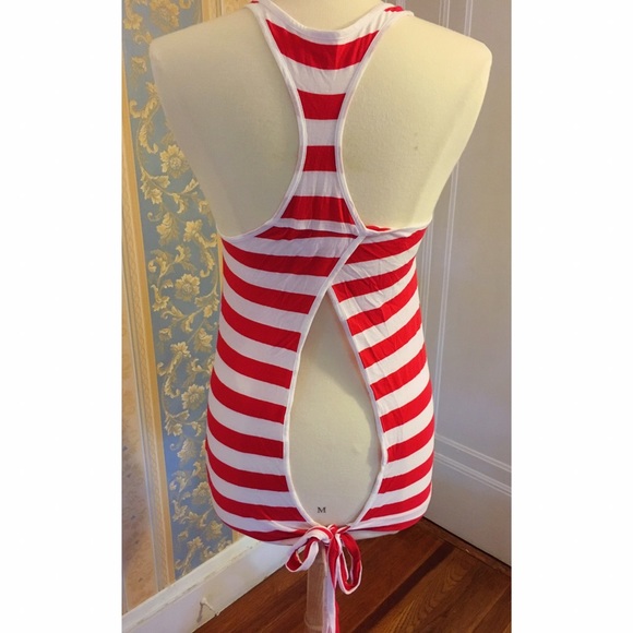 Cotton open back tank top - Picture 3 of 4