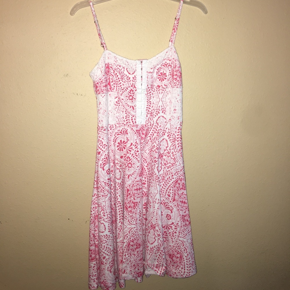 White and pink Aeropostale sun dress