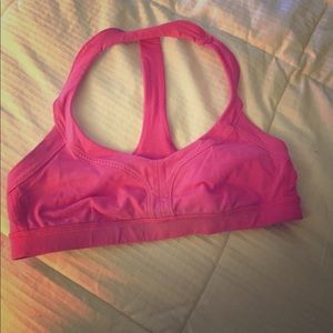 Lululemon pink sports bra