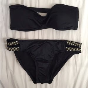 Vince Camuto black bikini