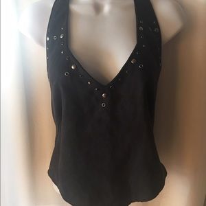 Harley Davidson studded black Halter soft sexy!