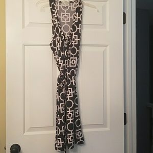 Black, White, & Beige Mud Pie dress