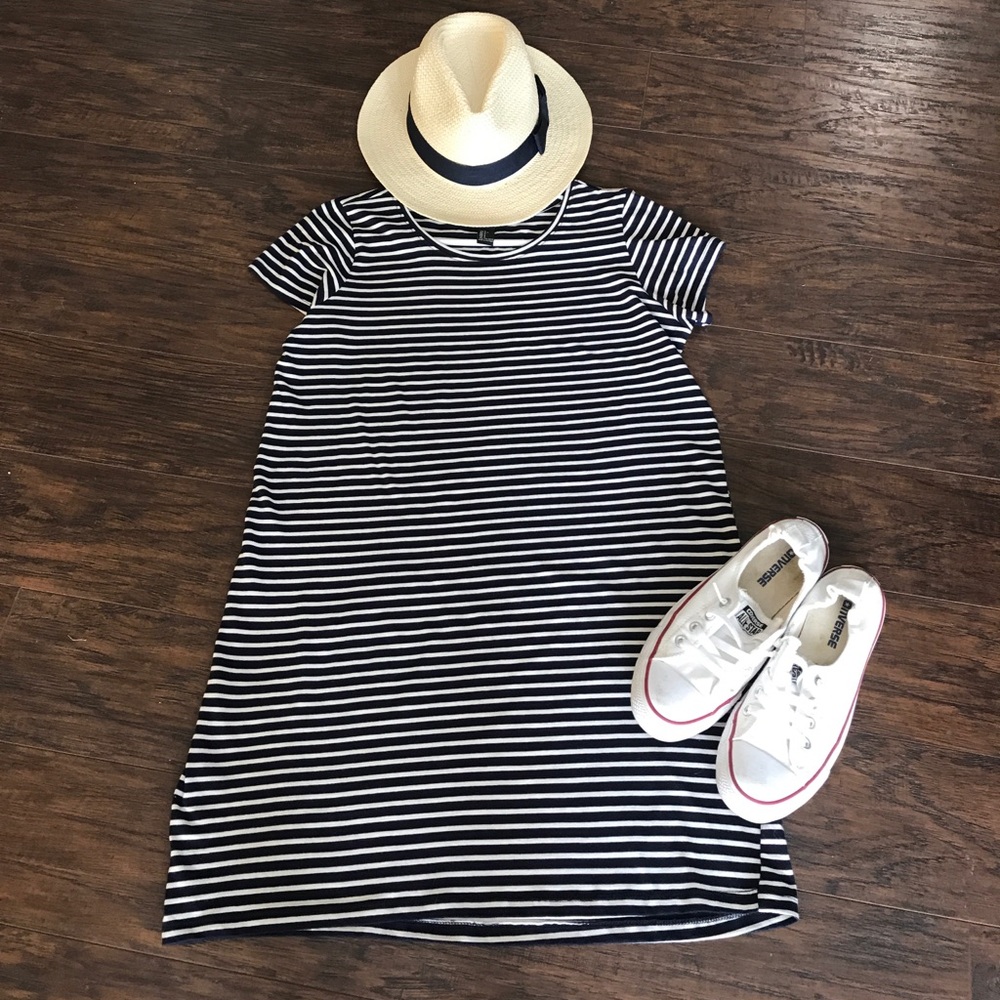 Striped Tee-Shirt Dress