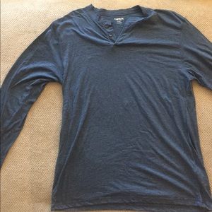 Men's Carbon Long Sleeve Shirt Navy