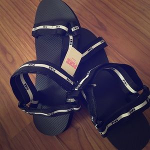 Victoria secret pink slide sandals