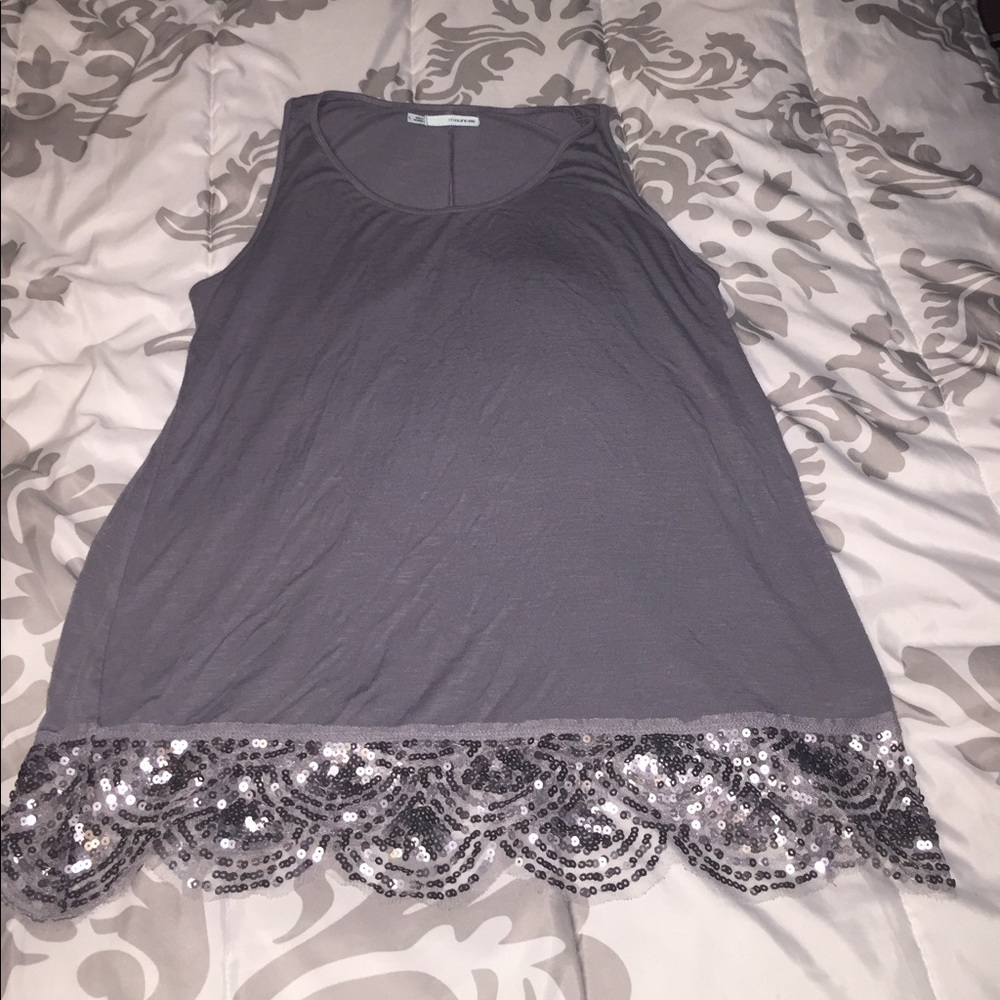 Final Sale. Maurices Gray Tank Top. Size L. GUC.