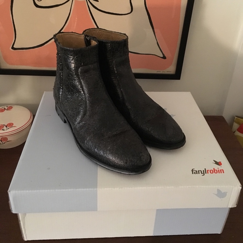 Farylrobin/Anthropologie Leather Morris Boots sz 8