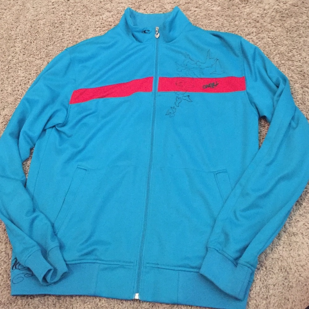 O'Neill light blue skate jacket