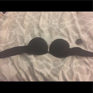 Strapless black Body by Victoria bra