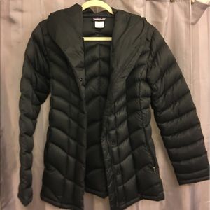 Patagonia Black Down Puffer Coat