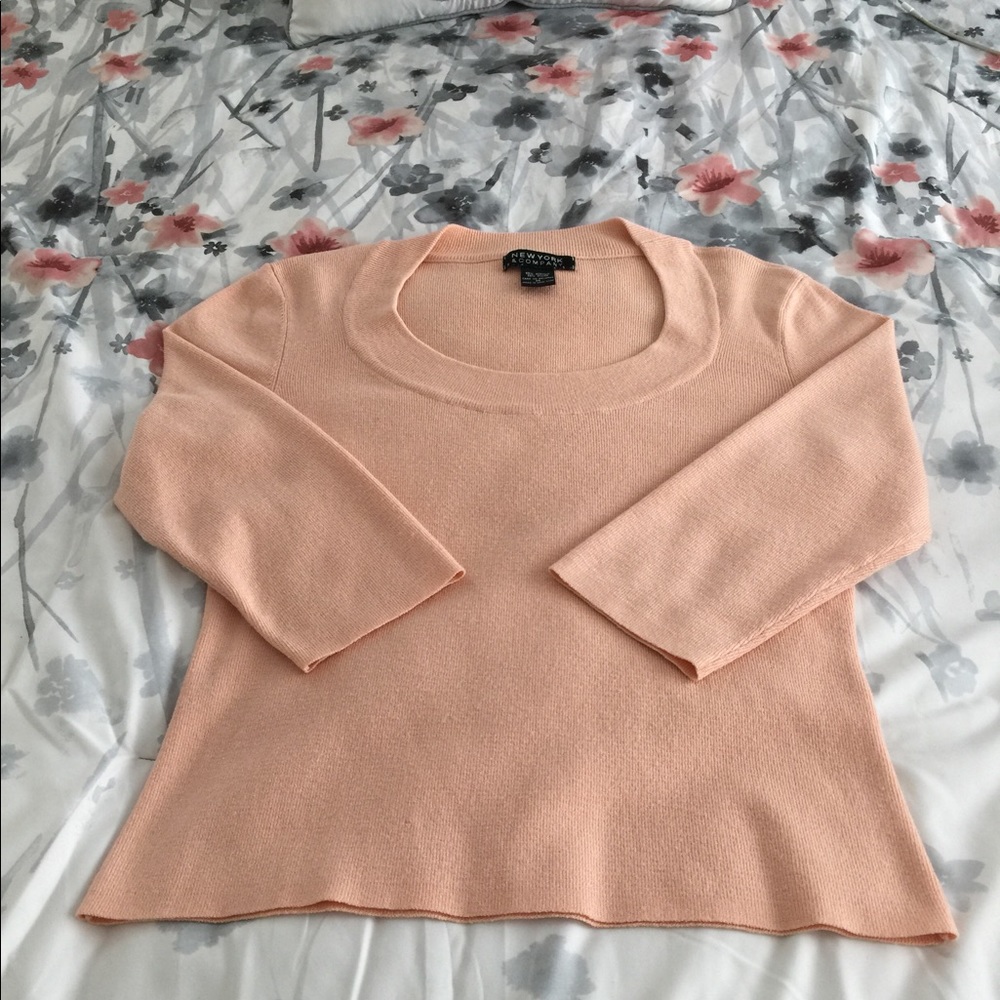 Peachie sweater.