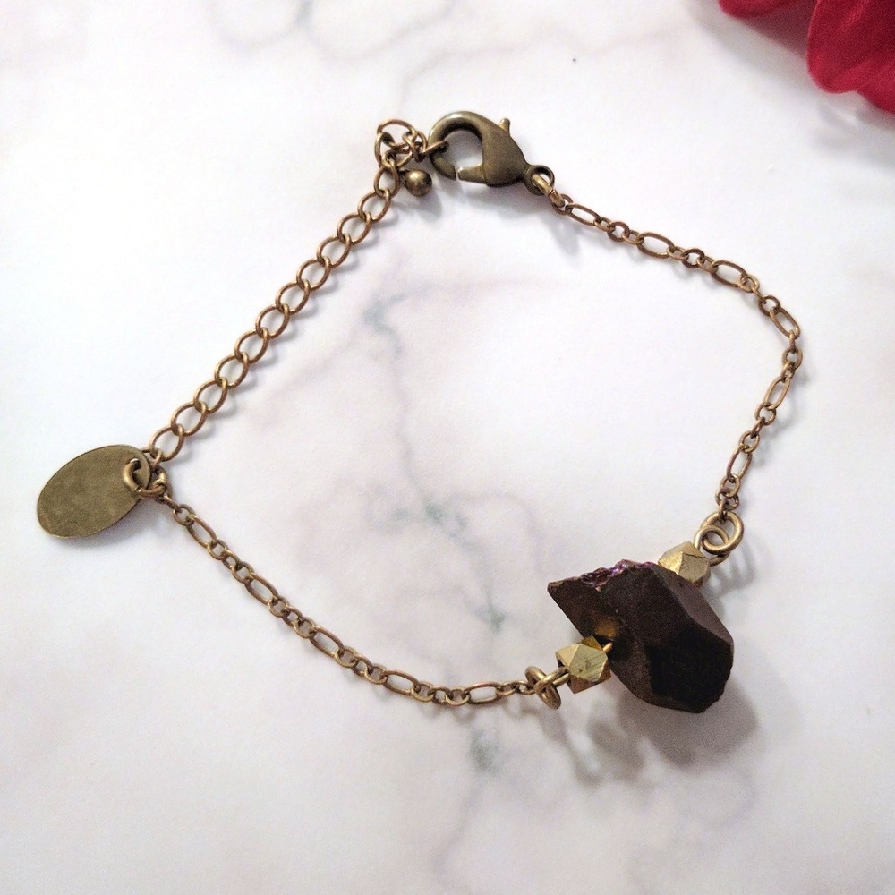 Flea Market Girl Natural Stone Bracelet