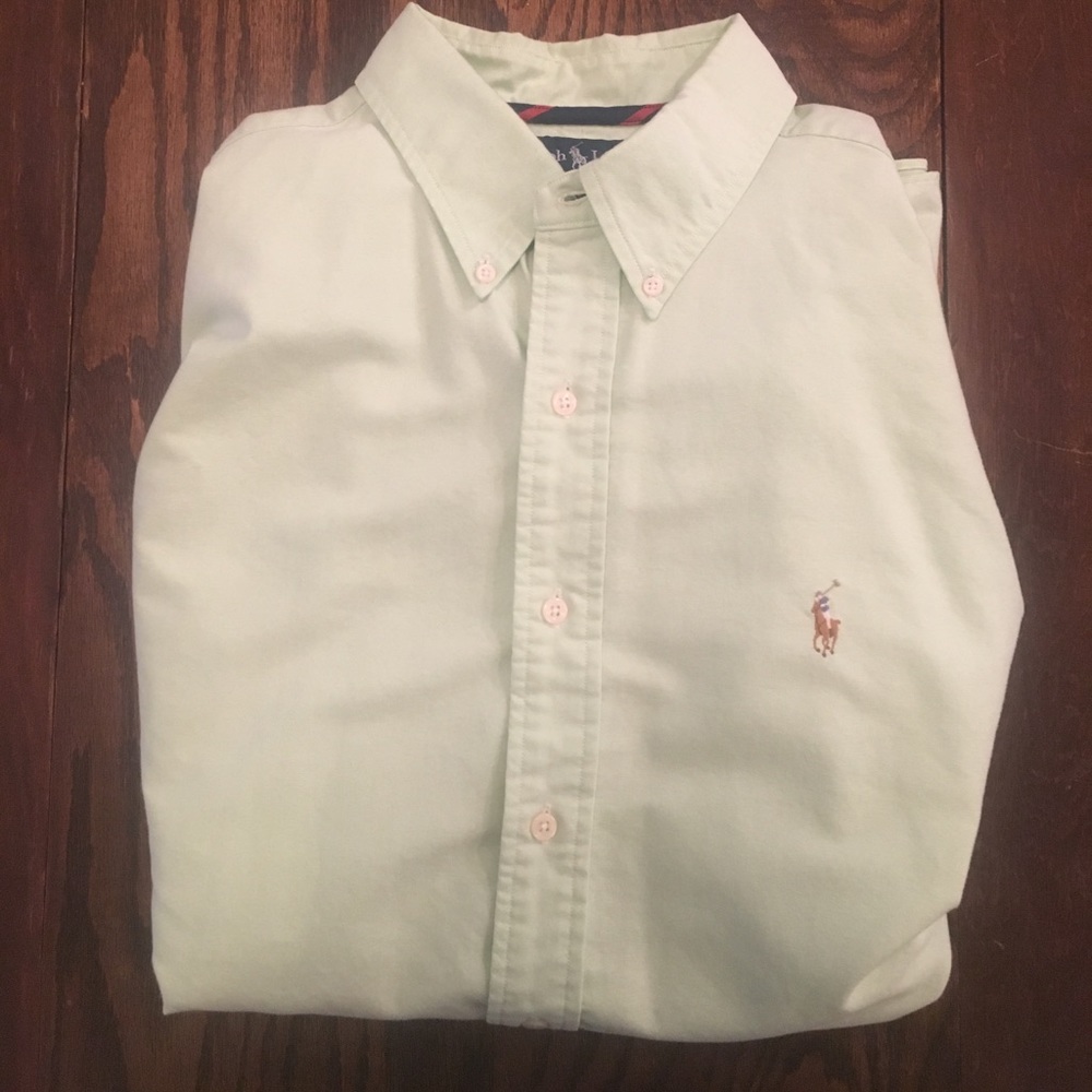 XL Ralph Lauren button down shirt.
