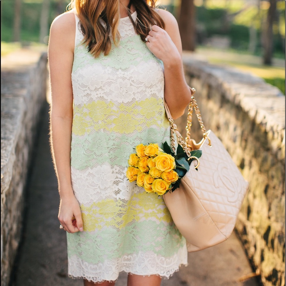 Maggy London Lace Shift Dress