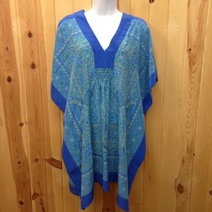 Beautiful silk poncho