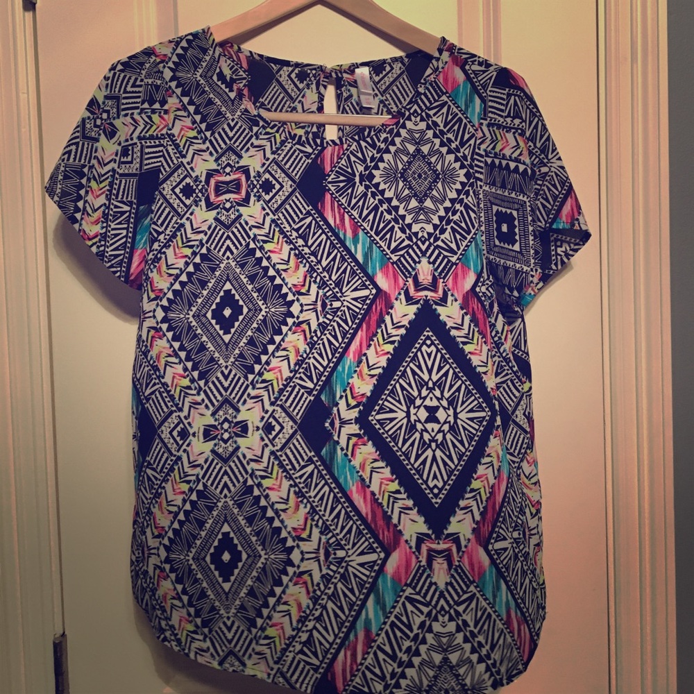 Target--Xhilaration Multicolored Top