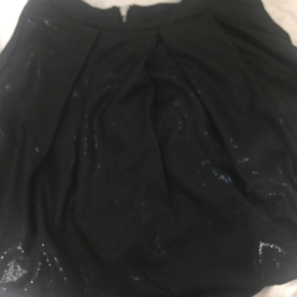 NWT Charlotte Russe skater black to layer skirt