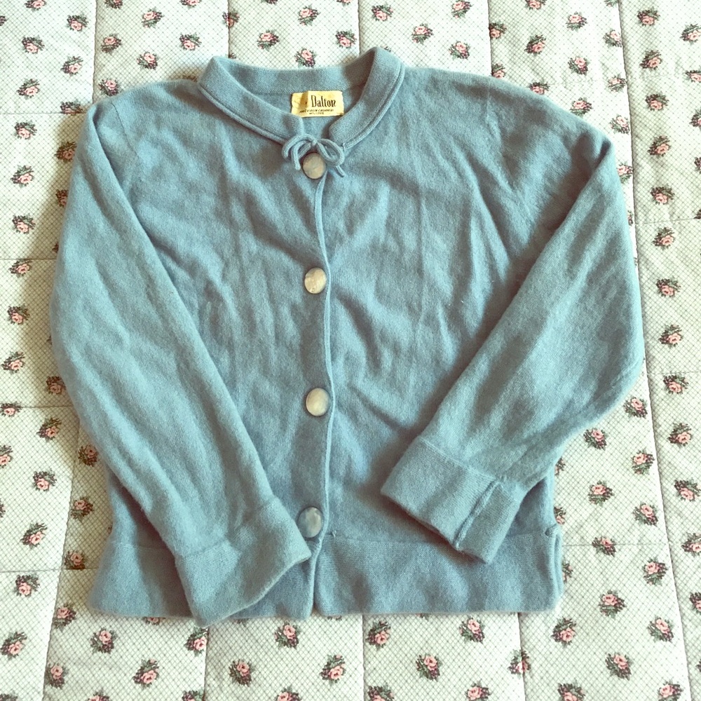 Vintage Cashmere Buttoned Cardigan