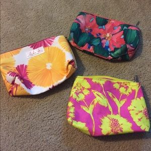 Bright and fun Clinique bags!  Set of 3
