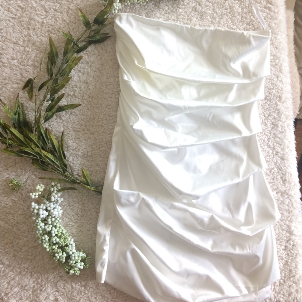 White silk  dress. Make me an offer!!