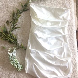 White silk  dress. Make me an offer!!