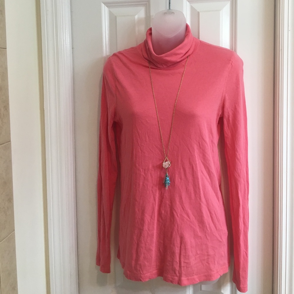 J. Crew Tissue Turtleneck T Shirt Size S