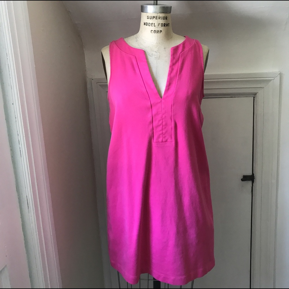 Pink J. Crew Sleeveless Dress