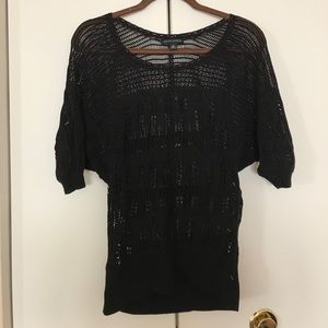 Banana republic black knitted top