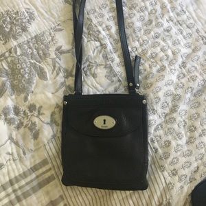 Fossil satchel with adjustable strap