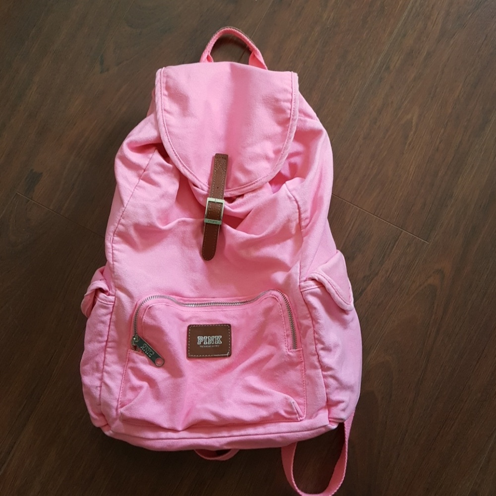Pink backpack