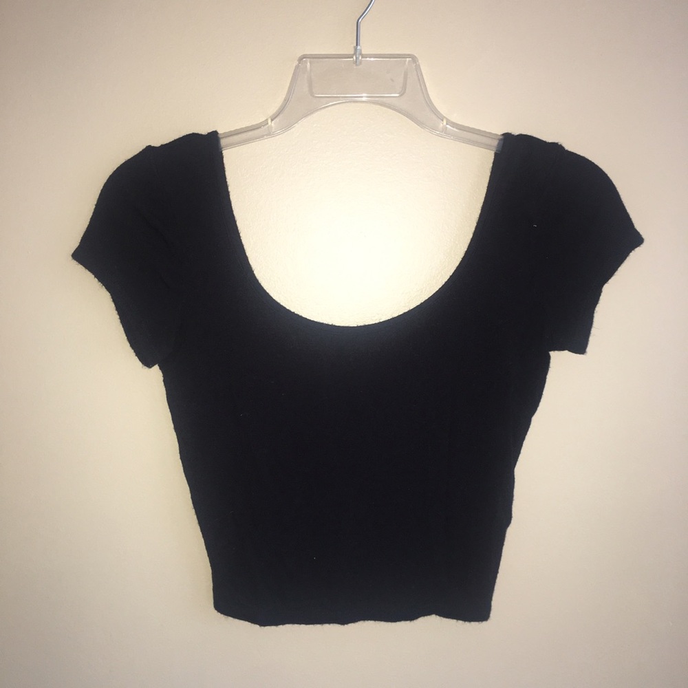 Black Crop Top