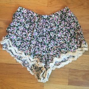 Floral shorts