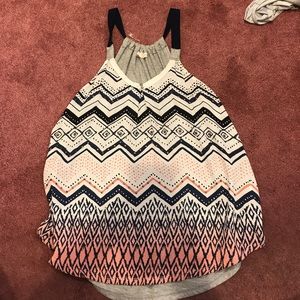 Boho-Styled Multicolored Tank Too