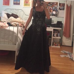 Black gown dress