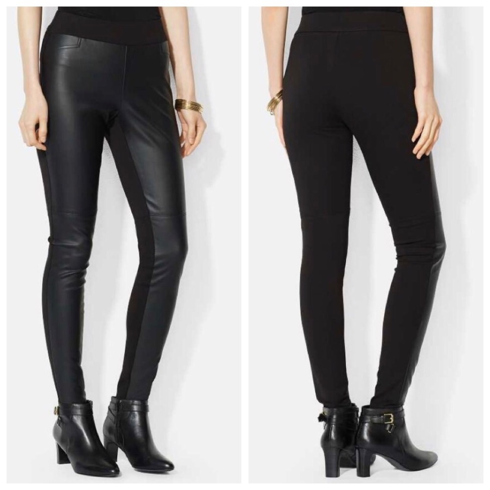 Ralph Lauren Faux Leather Leggings NWOT