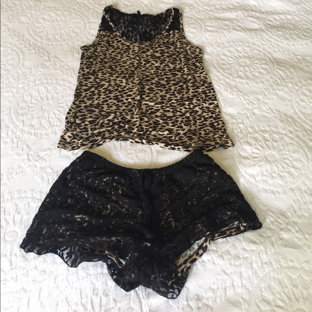 Tart Intimates Cheetah Print Sleepwear Set