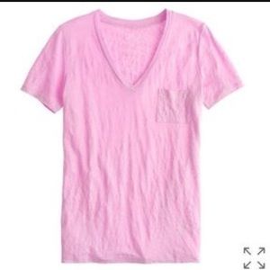 J. Crew Linen v-neck t-shirt