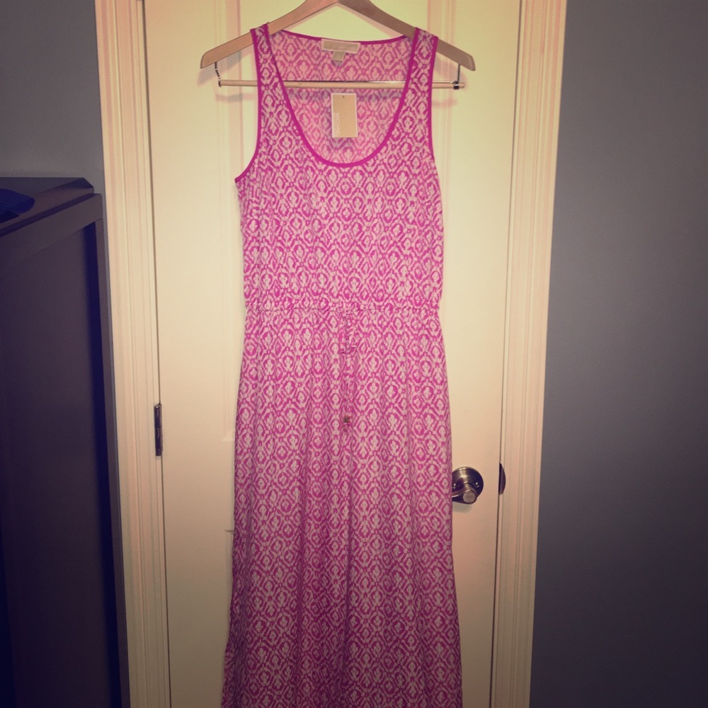 Michael Kors Cerise, Sleeveless Maxi Dress