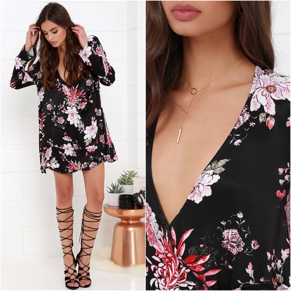 Somedays Lovin' Flora Kimono Wrap Dress
